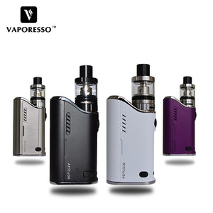 New Vaporesso Attitude EUC Kit 80W TC VW Box Mod Vape E Cigarette with Estoc tank Atomizer 2ML 4ML with EUC coil New Arriva