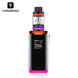 Original Vaporesso Revenger X Kit 220W Electronic Cigarette Revenger X Mod with NRG 5ml Tank Vape Kit Support GT coil