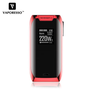 Original Vaporesso Revenger X Kit 220W Electronic Cigarette Revenger X Mod with NRG 5ml Tank Vape Kit Support GT coil