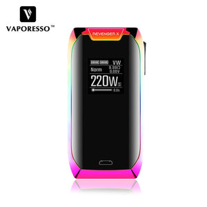 Original Vaporesso Revenger X Kit 220W Electronic Cigarette Revenger X Mod with NRG 5ml Tank Vape Kit Support GT coil