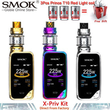 Load image into Gallery viewer, Authentic SMOK X-PRIV Kit with 225W X PRIV Mod &amp; 8ml TFV12 Prince Tank Vaporizer Electronic Cigarette SMOK VAPE Kit VS SMOK Mag