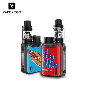 Original Vaporesso SWAG Kit 80W SWAG Box Mod NRG SE Tank (3.5ml)/Mini (2ml) Tank No 18650 Battery E-Cigarettes Vape Mod 2017 NEW