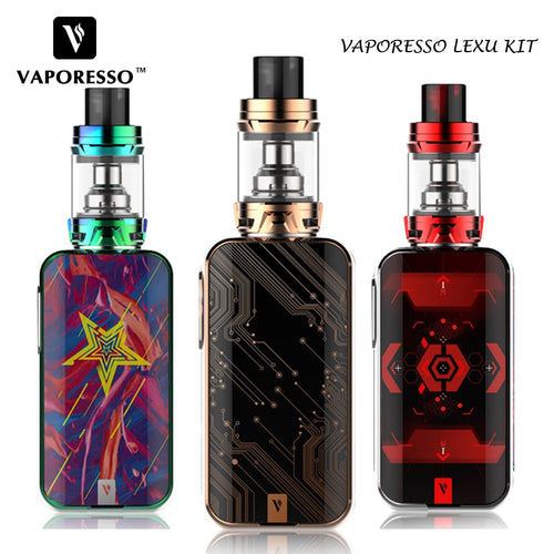 Original Electronic Cigarette Vaporesso 220W LUXE Vape Kit with SKRR Tank With 8ml/2ml Atomizer QF Meshed Coil VS Revenger E-cig