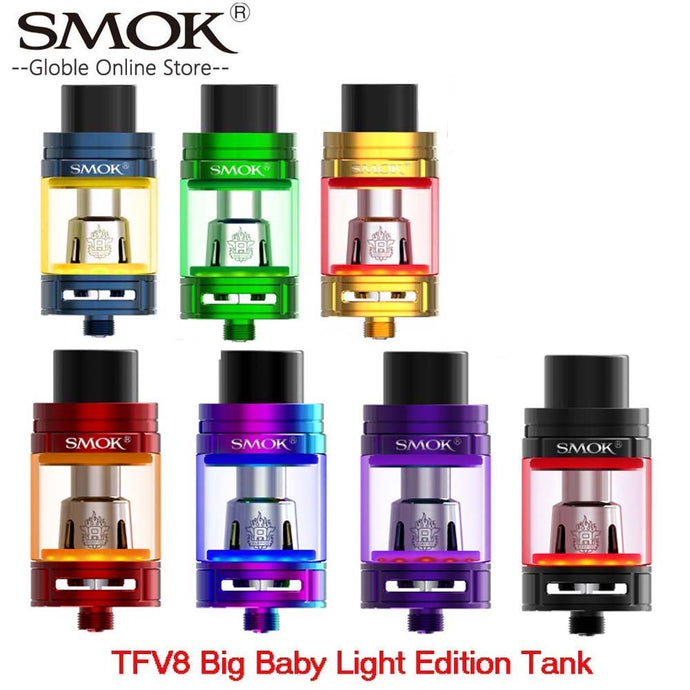 SMOK TFV8 Big Baby Light Edition Atomizer 5ml V8 Big Baby Tank with Baby Q2 Coil Elektronik Sigara Atomizer For Vape SMOK Alien